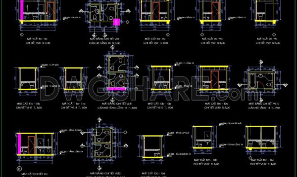 12 months ago
                

                
             772390. Free Download Complete Bathroom Construction Details (CAD & DWG)