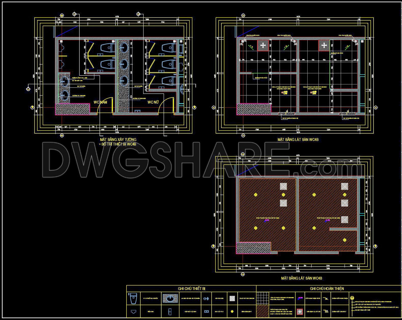 391. Free Downloadable Public Restroom CAD Drawings (1)