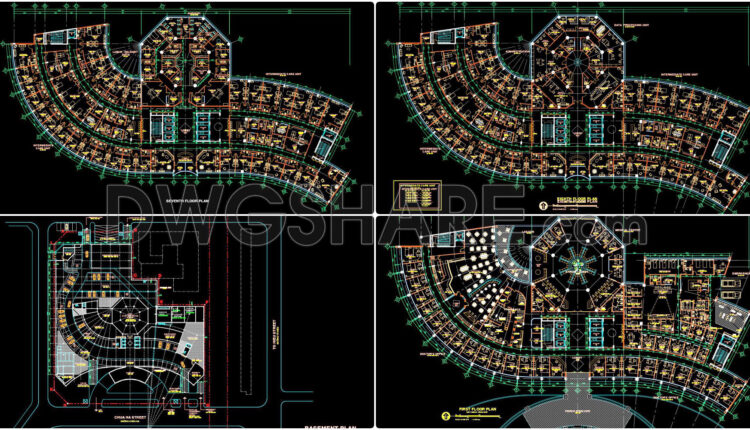 40. Download Architectural Drawings Of Viet My 9-story Hospital Autocad Dwg (4)