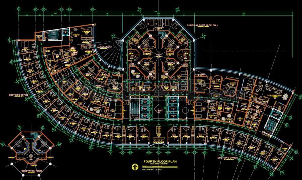 11 months ago
                

                
             3,84840. Free CAD Layout Drawing – 4th Floor Space Division, Hanoi American International Hospital