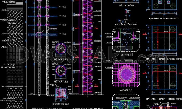 11 months ago
                

                
             76940. Free Download CAD Drawings of Tower Bridge Foundation Method with Bored Piles