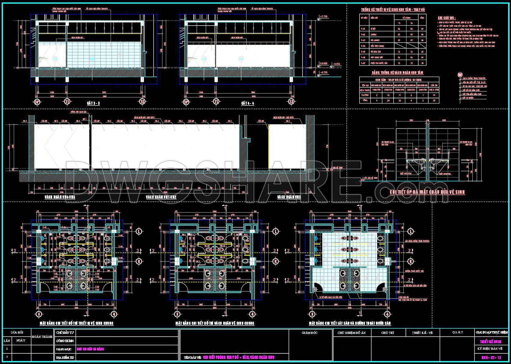 407. Download Free CAD Blocks – Public Toilet and Washroom Details (2)