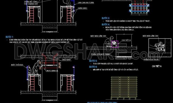11 months ago
                

                
             51341. CAD Drawings of Grouting Method for Wall Column Head – Casting via Sleeve Pipe