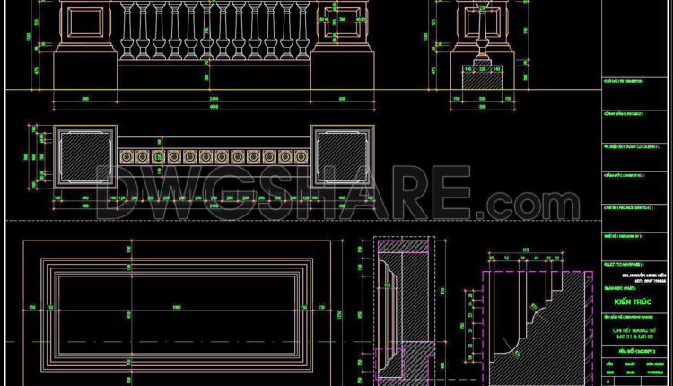 421. Download Of Cad Drawings Of European Architectural Details (15)