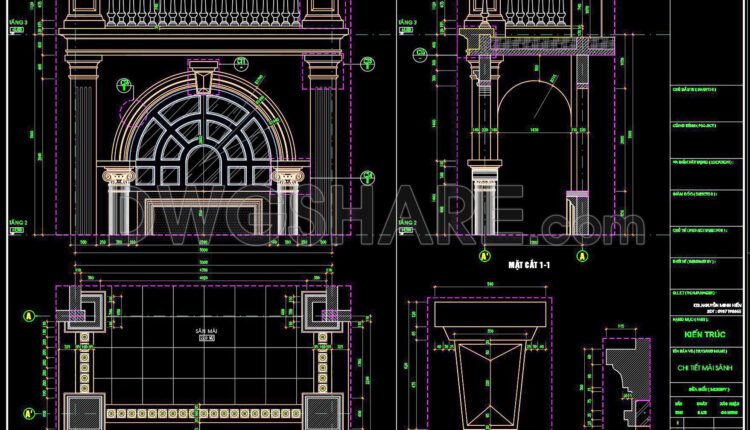 421. Download Of Cad Drawings Of European Architectural Details (3)