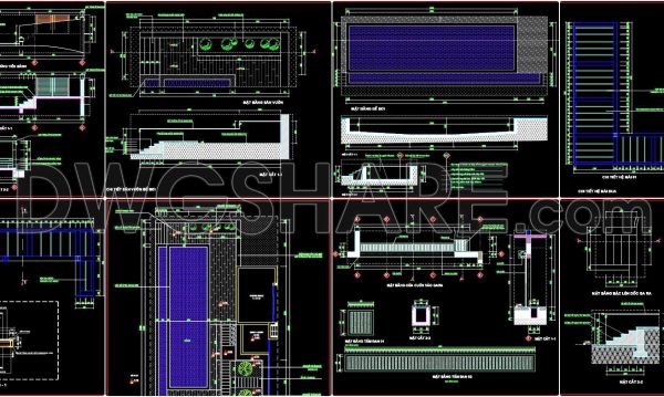 12 months ago
                

                
             936423. A Set of Detailed Drawings for a Modern Garden and House Structure Free Download