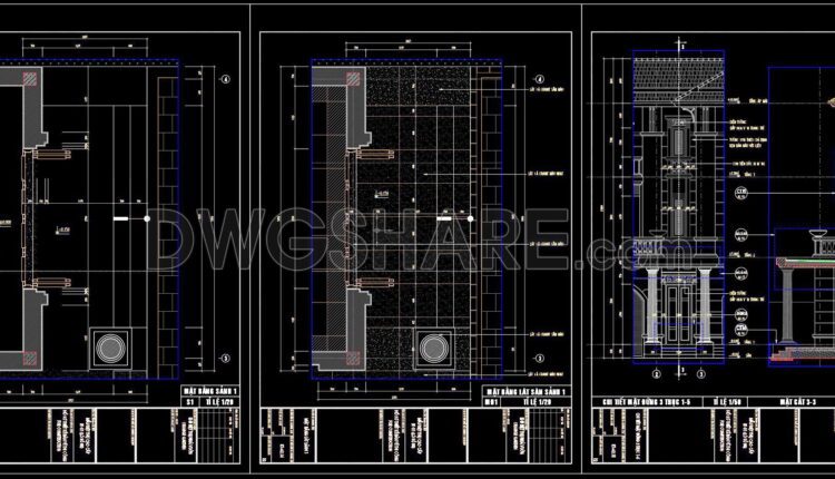 426. Download Of Cad Drawings Of European Architectural Details (5)