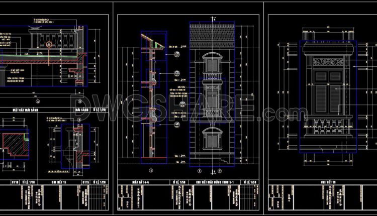 426. Download Of Cad Drawings Of European Architectural Details (7)