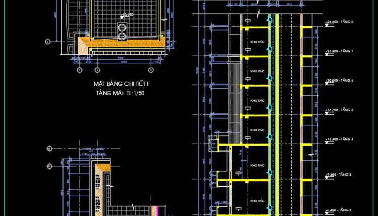 441. Complete Building CAD Plans Elevations and Sections Free Download (4)