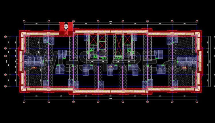 46. Free Download CAD Construction Drawings – Gangform Climbing Formwork Method (2)