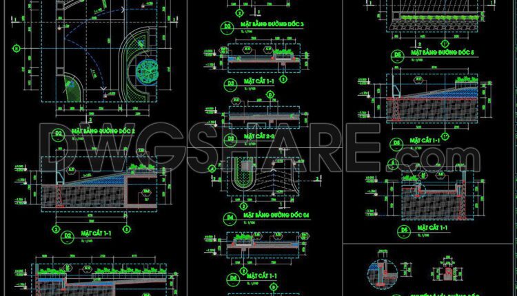 548. Download Free CAD Details of Ramp and Structural Construction (1)