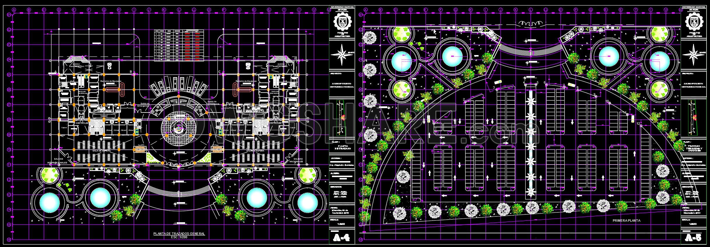 74. Download CAD Drawings of Spain International Airport Design (2)
