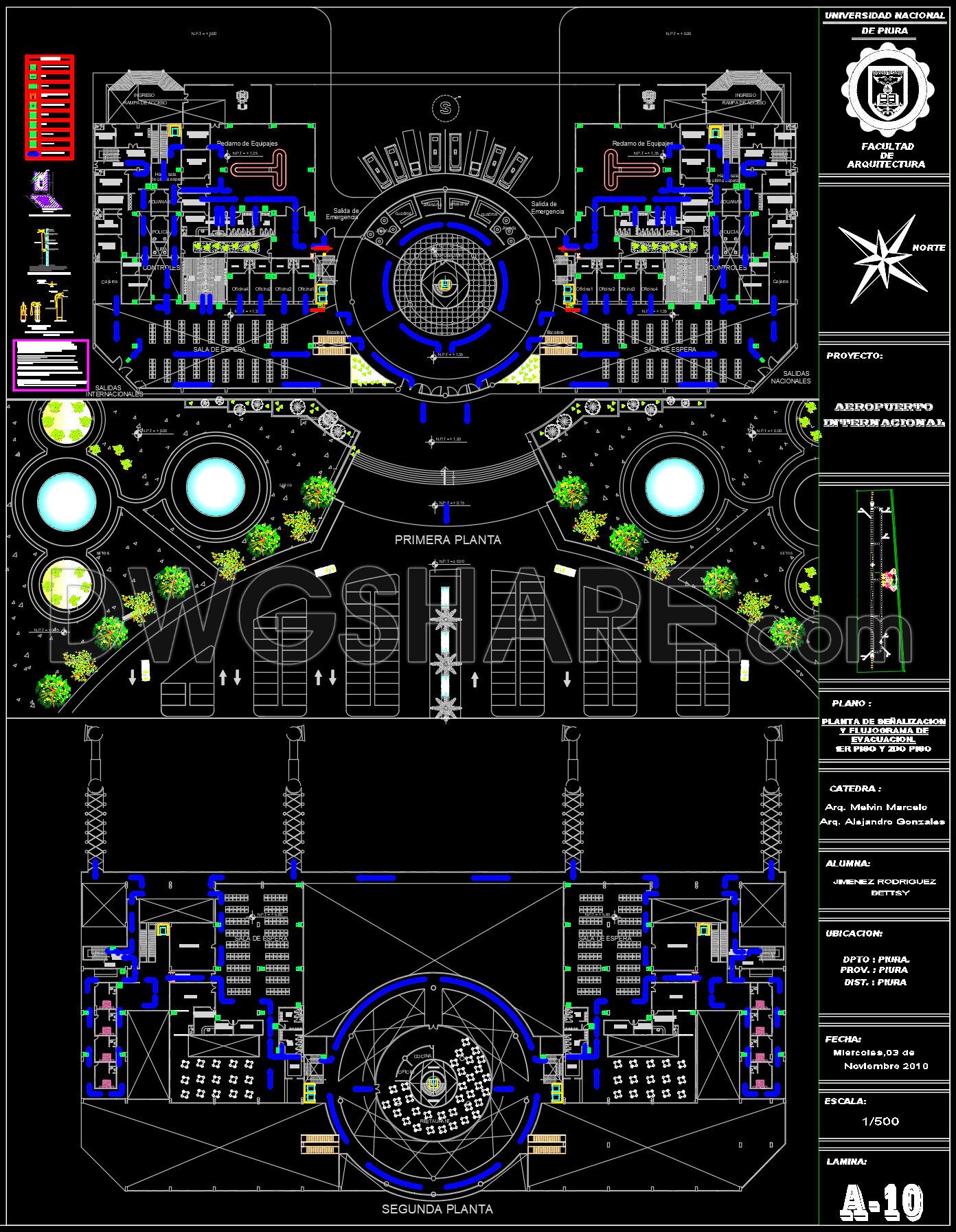 74. Download CAD Drawings of Spain International Airport Design (3)