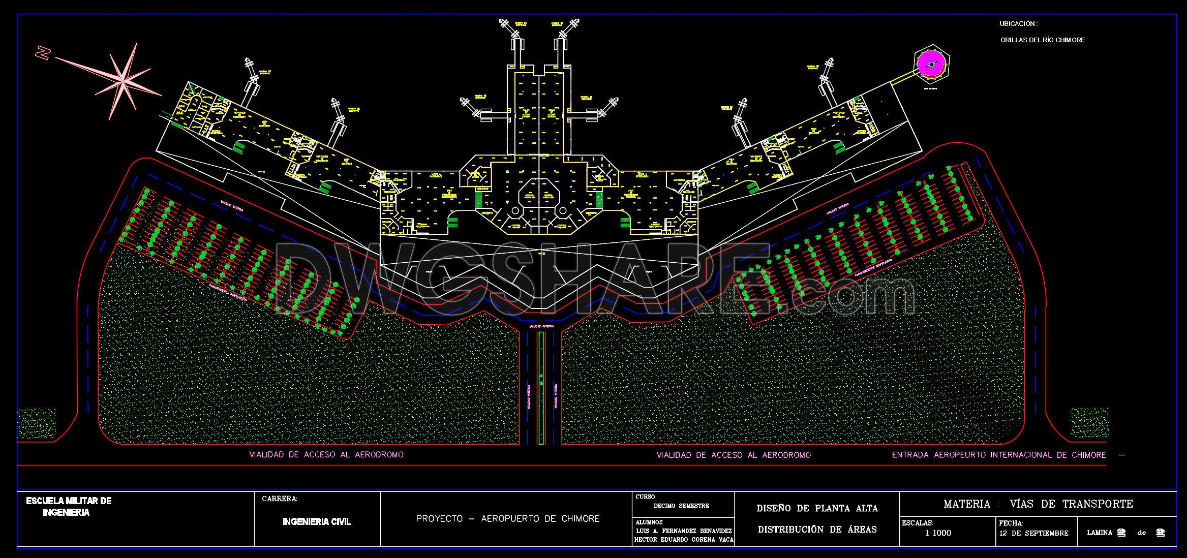 76. Free Download CAD Drawing Project – Chimore Airport (2)
