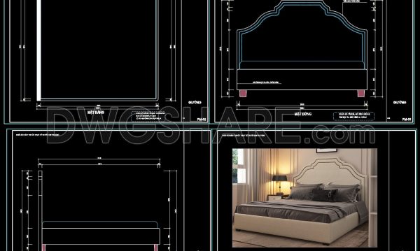 12 months ago
                

                
             89178. Free Download CAD Bed Design Drawings – Bedroom Furniture Plans