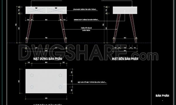 12 months ago
                

                
             31580. Free Download CAD Dressing Table Drawing – Detailed Design