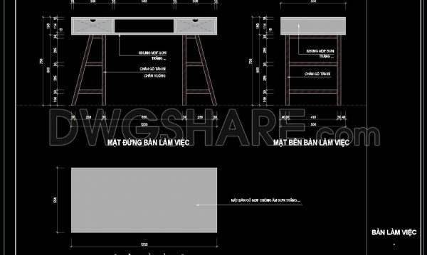 12 months ago
                

                
             42881. Free Download CAD Working Desk Drawing – Simple & Modern Design