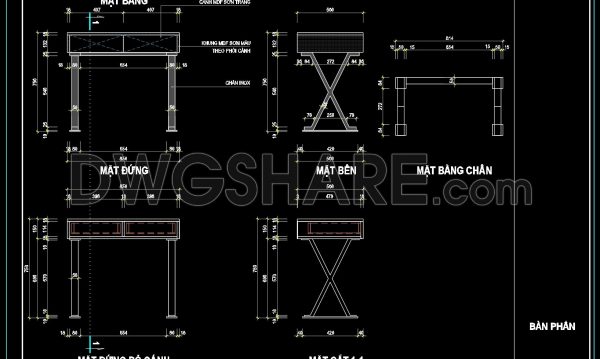 12 months ago
                

                
             49383. Free Download Detailed CAD Dressing Table Plan