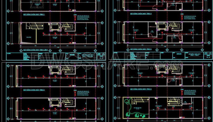 128. Free Download Fire Protection System Drawings – AutoCAD DWG File (1)