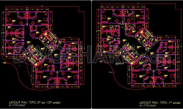 11 months ago
                

                
             818155. Download free layout floor plan drawings of a 1,278m2 hotel