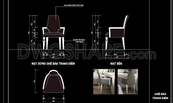 10 months ago
                

                
             418157. Free Download – Detailed Dining Chair CAD Drawing with Full Dimensions