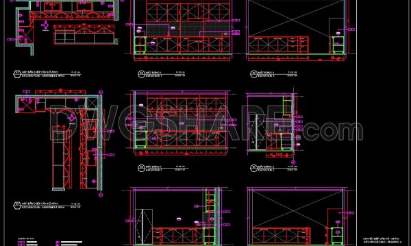 10 months ago
                

                
             1,109174. Free Download CAD Kitchen Design Drawings – Apartment Floor Plan and Elevations