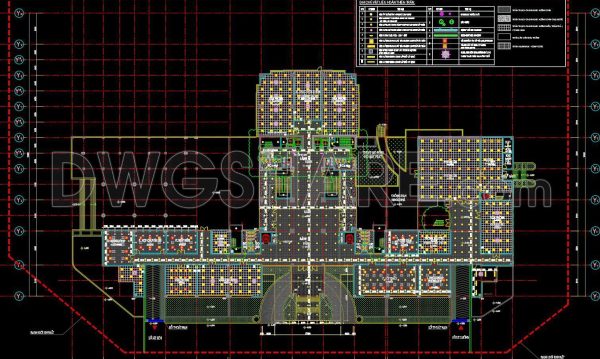 10 months ago
                

                
             1,350191. Free Download Ceiling and Lighting Layout CAD Plan – Mixed-Use Building