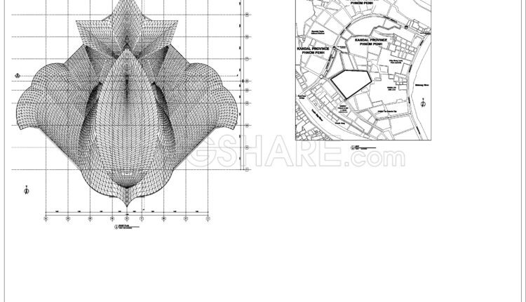 20. Download Free CAD Drawings of Grand Theater Design with 1,300 Seats (1)