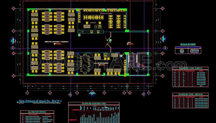 20. Download Multipurpose Hall Architectural AutoCAD DWG Drawings (4)