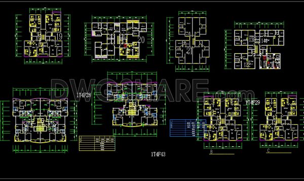 10 months ago
                

                
             512273. Free Download of CAD Drawings for Sample Apartment Floor Plans