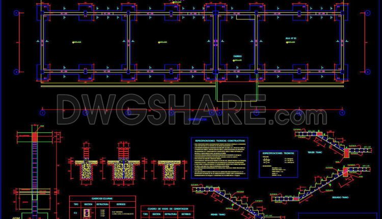 30. Free Download CAD Drawings of School Classroom Expansion Project (7)
