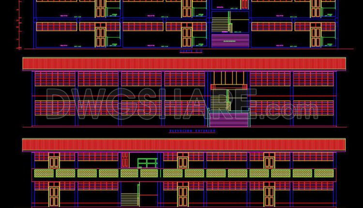 30. Free Download CAD Drawings of School Classroom Expansion Project (3)