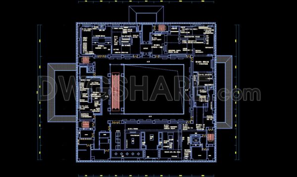 30. Yinqueshan Han Tombs Bamboo Slips Museum – Free CAD Drawing Download