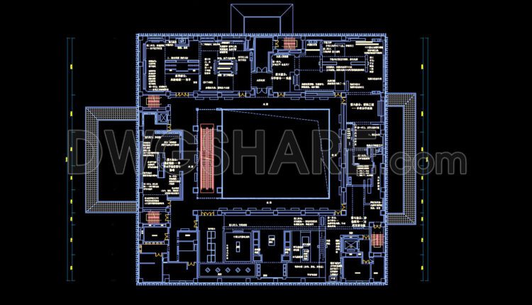 30.-yinqueshan-han-tombs-bamboo-slips-museum-free-cad-drawing-download
