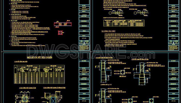 331. Free Download of Structural CAD Drawings for 4m x 12.7m Reinforced Concrete Townhouse (5)