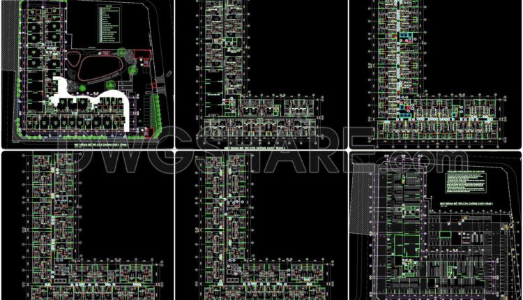 35 Download The Architectural Cad Drawing Of A 24-storey Mixed-use Commercial And Residential Building (5)