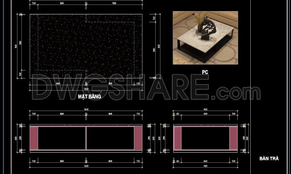 10 months ago
                

                
             26836. Free download of CAD drawings for living room coffee table details