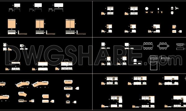 11 months ago
                

                
             2,500366. Free Download CAD Blocks of Tables, Sofas, and Beds
