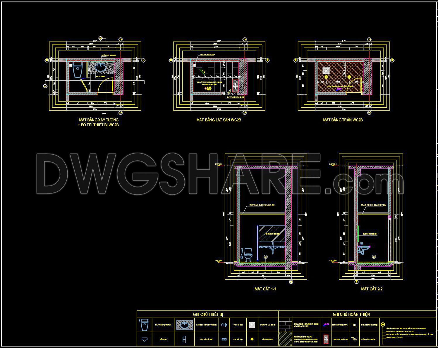 409. Download Free CAD Blocks – Public Toilet and Washroom Details (3)