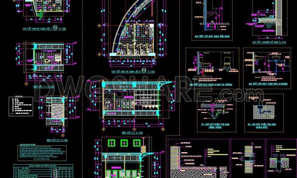 10 months ago
                

                
             544415. Free Download – Detailed Restroom Technical CAD Drawings