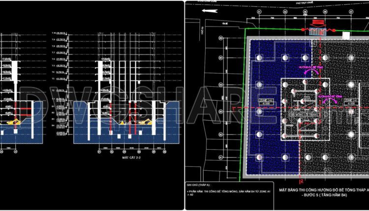 51. Free CAD Drawings – Basement & Superstructure Construction Method ...