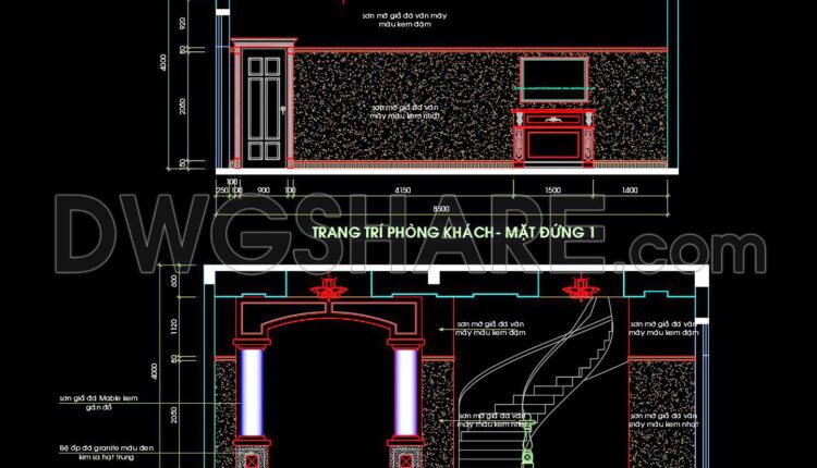 567. Download free CAD detail drawings of living room interior ...