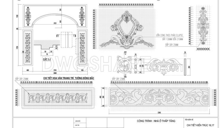 568. Download Of Cad Drawings Of European Classical Architectural Details (3)