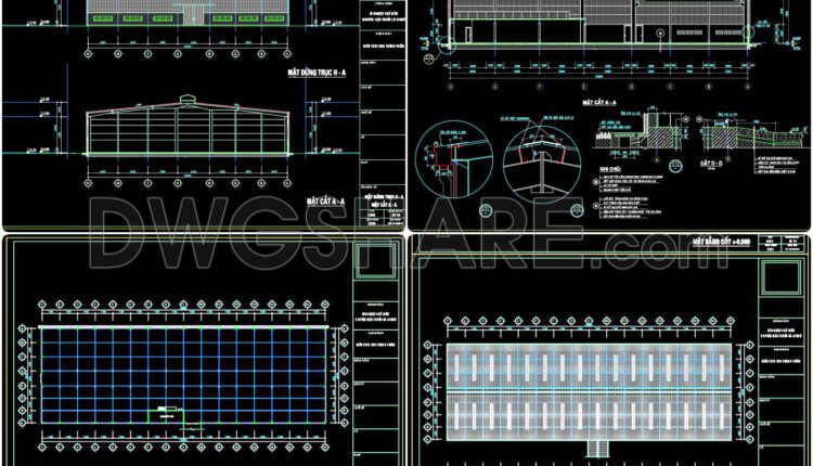 59. Download Architectural Cad Drawings Of Tobacco Processing Factory – Total Area 108,000m2 (3)