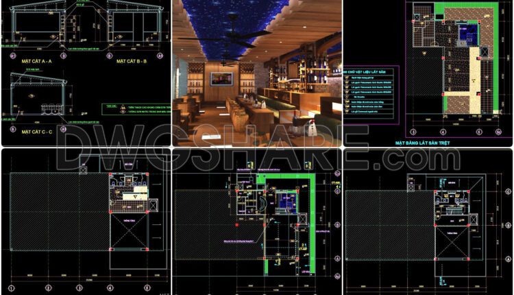 59. Download Of 3-story Coffee Shop Layout Cad Drawings (11)