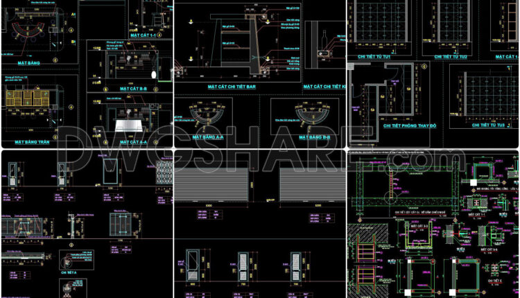 59. Download Of 3-story Coffee Shop Layout Cad Drawings (14)