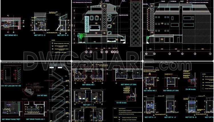 59. Download Of 3-story Coffee Shop Layout Cad Drawings (3)