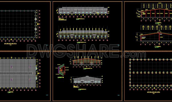 10 months ago
                

                
             2,16462. Free Download Factory Design CAD Drawings – Workshop Area 53m x 91m