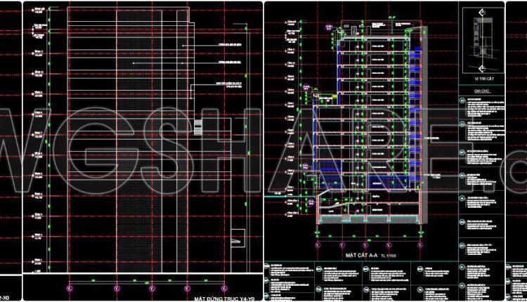 70. Download Full 12-story Office Building Design Cad Drawings – Architecture, Structure, And Mep (9)