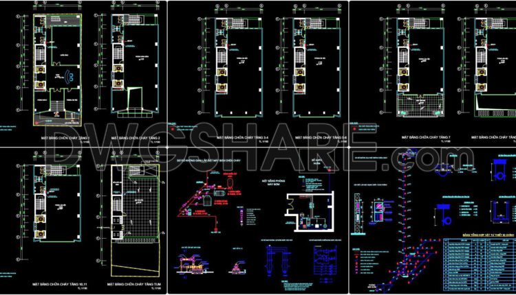 70. Free Download Of Fire Protection System Drawings For A 12-story Office Building (2)